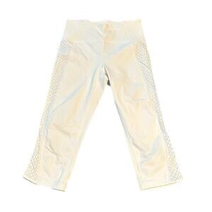 Lululemon White Womens Crop Leggings EUC